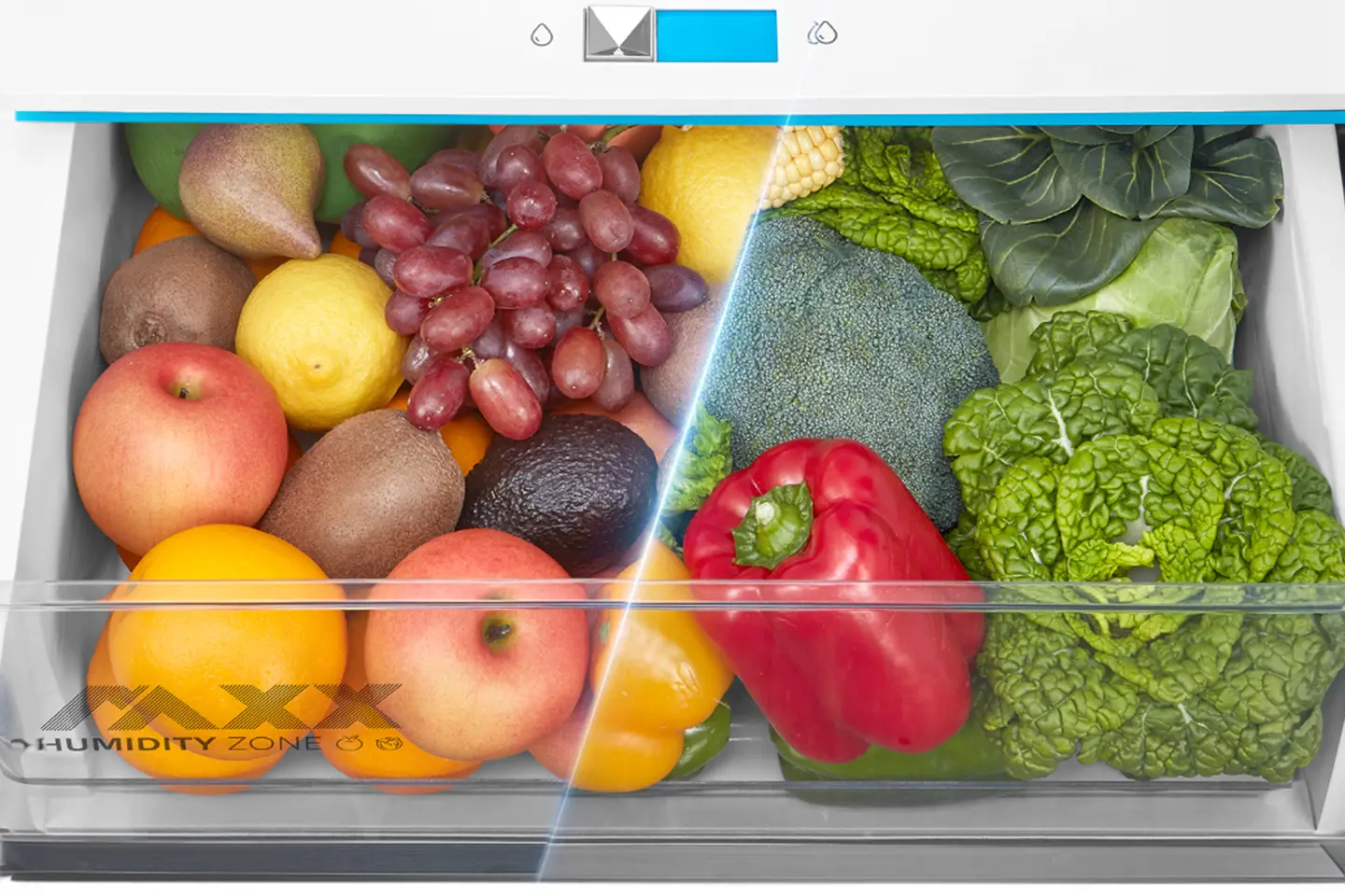 Contrôle de l'humiditéGardez les légumes verts et les fruits plus frais