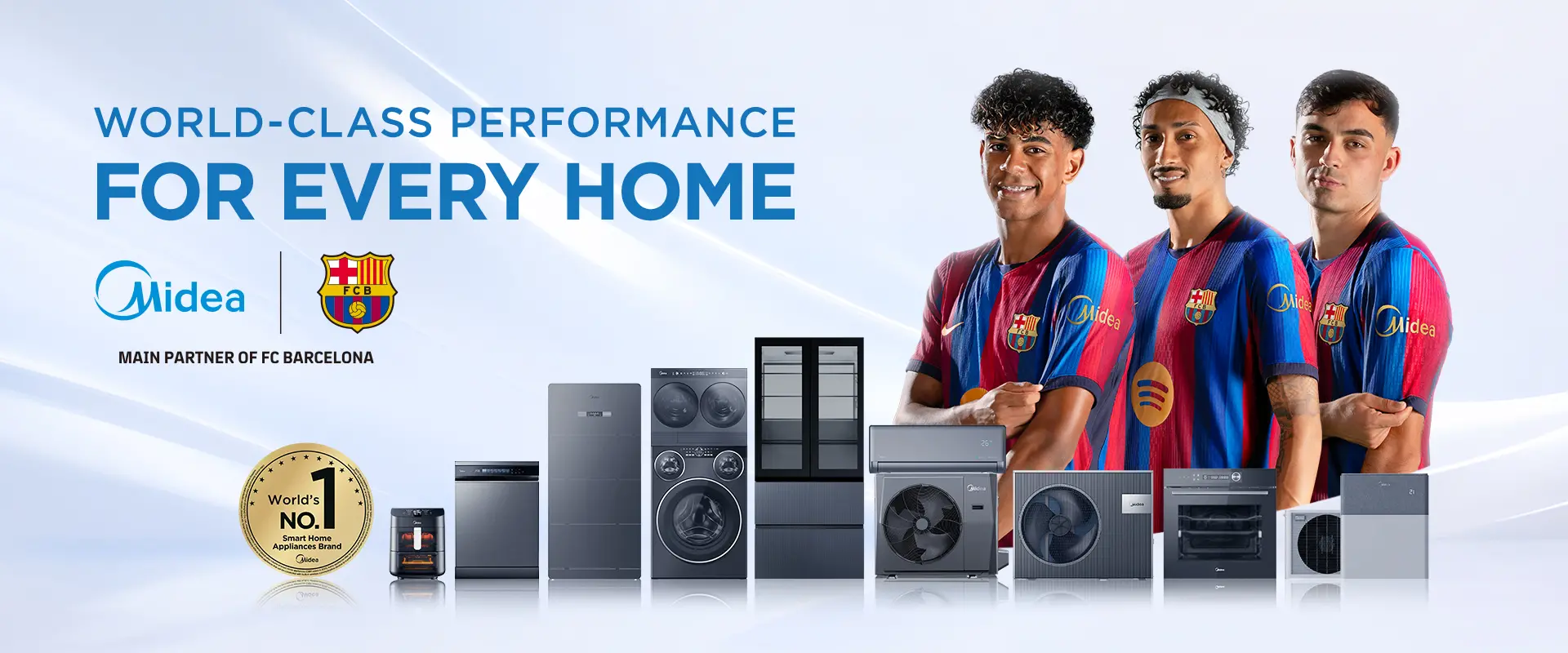 Midea-FCB26-Materiały sponsorskie-Banner-Yamal-Raphinha-Pedri-wersja-UE-