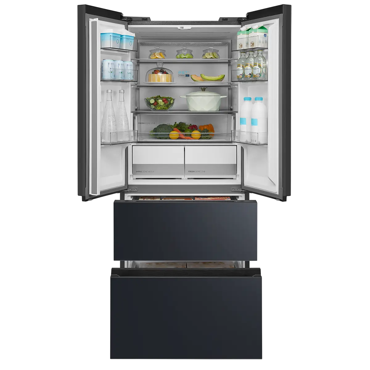 5-BCD446-Shadow-Grey-Full-avec-congélateur-ouvert